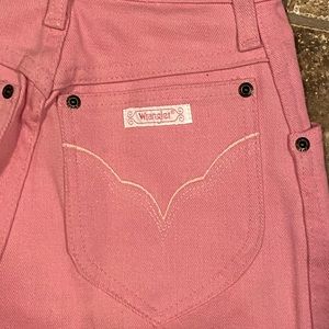 baby pink vintage 90s wrangler jeans size 23 waist